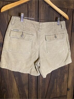 Women's Y2K Unionbay   Tan Corduroy Shorts